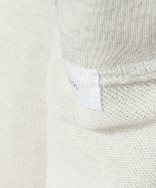 notch.（ノッチ）の「ロゴ刺繍パーカー（パーカー・レディース・ライトグレー/ブラック/グリーン・M）」の9枚目の写真