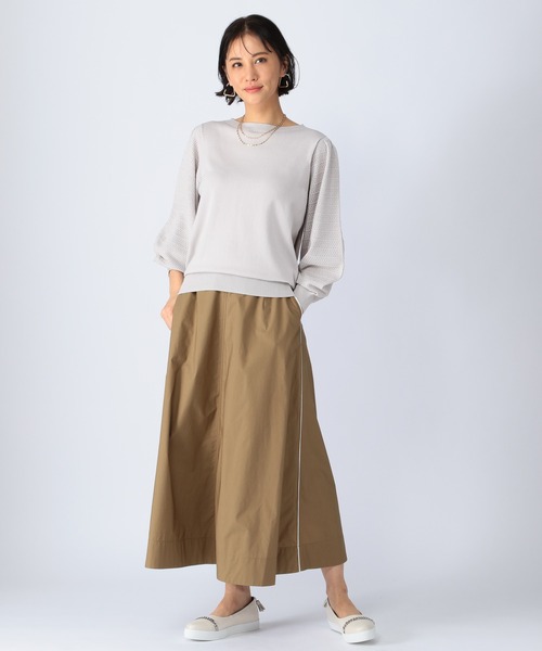 BARNYARDSTORM（バンヤードストーム）の「BARNYARDSTORM / 【WEB限定カラー/サイズ展開】タイプライタースカート（スカート・レディース・ブラック/カーキ/ミント/レッド・00/0/1）」の11枚目の写真