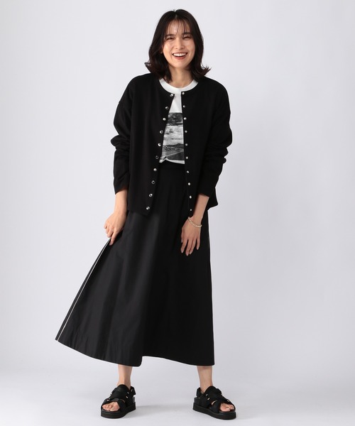 BARNYARDSTORM（バンヤードストーム）の「BARNYARDSTORM / 【WEB限定カラー/サイズ展開】タイプライタースカート（スカート・レディース・ブラック/カーキ/ミント/レッド・00/0/1）」の6枚目の写真