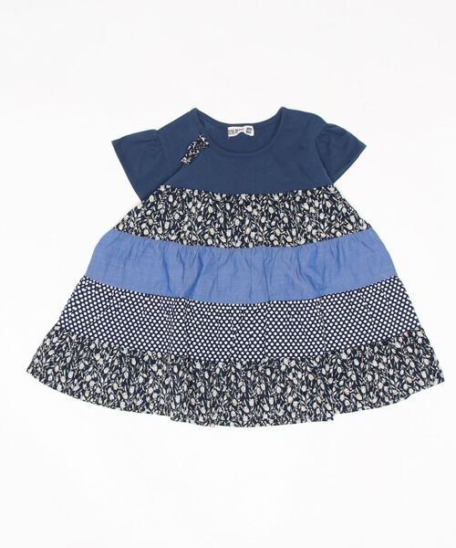 RAGMART（ラグマート）の「パッチワークティアードチュニック（チュニック・キッズ・オフホワイト/イエロー/ネイビー・110cm/120cm/100cm/130cm）」の12枚目の写真