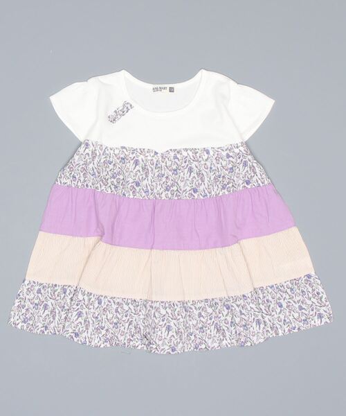 RAGMART（ラグマート）の「パッチワークティアードチュニック（チュニック・キッズ・オフホワイト/イエロー/ネイビー・110cm/120cm/100cm/130cm）」の11枚目の写真