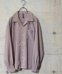 JOHN'S CLOSET | 【i】ポリ無地オープンカラーシャツ(シャツ/ブラウス)