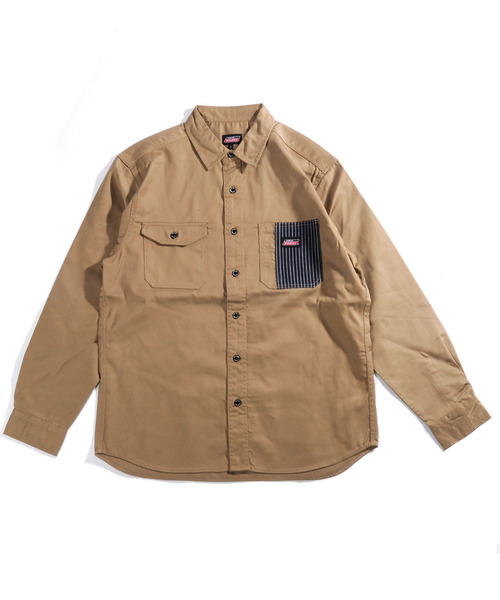 Dickies(ディッキーズ)の「【neos -addictive design-】GENUINE DICKIES ジェニュイン ディッキーズ ルーズシルエット ツイル ワークシャツ(シャツ/ブラウス・メンズ・ブラック/ベージュ/ブルー/ホワイト系/ネイビー系・MEDIUM/LARGE/X-LARGE)」の20枚目の写真