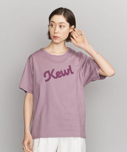 SUPP. no one else (サップノーワンエルス)の「<SUPP.NO ONE ELSE>コットン天竺ロゴ Tシャツ -ウォッシャブル-(Tシャツ/カットソー・レディース・パープル/ダークグレー・FREE)」の10枚目の写真