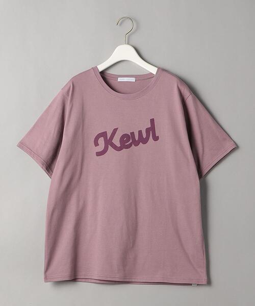 SUPP. no one else (サップノーワンエルス)の「<SUPP.NO ONE ELSE>コットン天竺ロゴ Tシャツ -ウォッシャブル-(Tシャツ/カットソー・レディース・パープル/ダークグレー・FREE)」の11枚目の写真