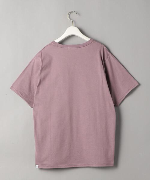 SUPP. no one else (サップノーワンエルス)の「<SUPP.NO ONE ELSE>コットン天竺ロゴ Tシャツ -ウォッシャブル-(Tシャツ/カットソー・レディース・パープル/ダークグレー・FREE)」の12枚目の写真