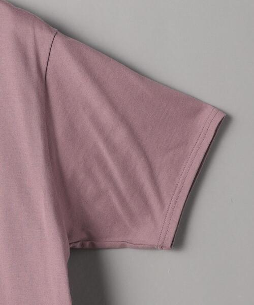 SUPP. no one else (サップノーワンエルス)の「<SUPP.NO ONE ELSE>コットン天竺ロゴ Tシャツ -ウォッシャブル-(Tシャツ/カットソー・レディース・パープル/ダークグレー・FREE)」の14枚目の写真