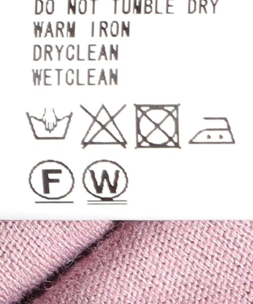 SUPP. no one else (サップノーワンエルス)の「<SUPP.NO ONE ELSE>コットン天竺ロゴ Tシャツ -ウォッシャブル-(Tシャツ/カットソー・レディース・パープル/ダークグレー・FREE)」の3枚目の写真