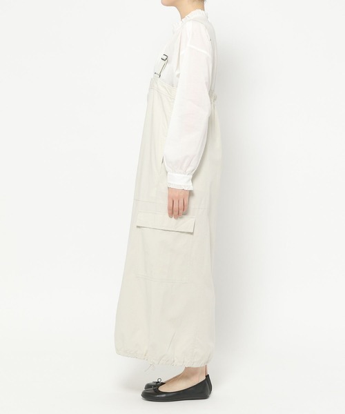 niko and...(ニコアンド)の「2WAYドロストワークジャンパースカート(ジャンパースカート・レディース・ナチュラル/カーキ/ブラック・MEDIUM/LARGE)」の8枚目の写真