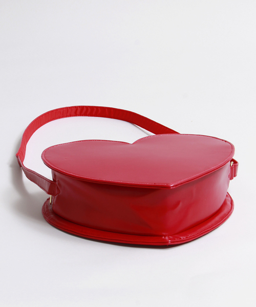 WEGO(ウィゴー)の「WEGO/ハートショルダーバッグ(ショルダーバッグ・レディース・ブラック/レッド・FREE)」の9枚目の写真