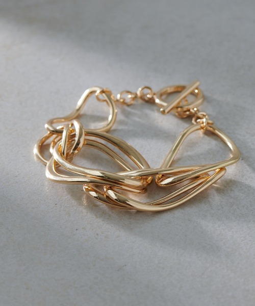 PAPILLONNER（パピヨネ）の「ボリュームチェーンブレス/PAPILLONNER/パピヨネ（ブレスレット・レディース・シルバー/ゴールド・FREE）」の10枚目の写真