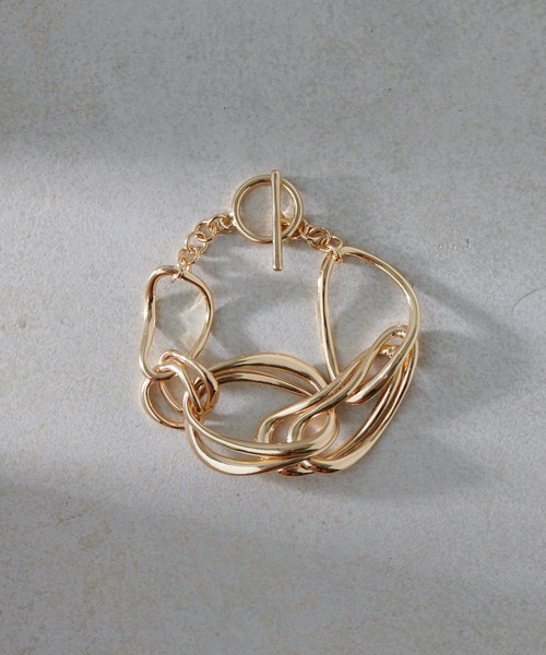 PAPILLONNER（パピヨネ）の「ボリュームチェーンブレス/PAPILLONNER/パピヨネ（ブレスレット・レディース・シルバー/ゴールド・FREE）」の12枚目の写真