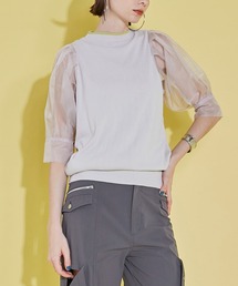 CITY TOKYO | シアースリーブニットトップス(ニット/セーター)