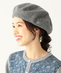 BEAMS BOY | BEAMS BOY / BB 刺繍 配色 ベレー 22FW(ハンチング/ベレー帽)