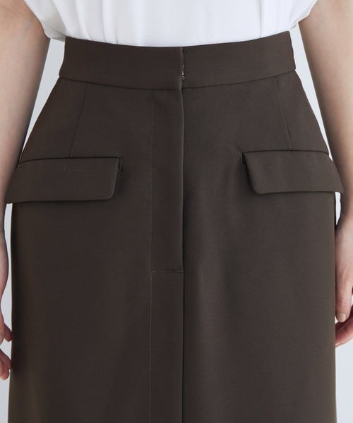 VIS(ビス)の「【EASY CARE】フロントスリットタイトスカート(スカート・レディース・ダークブラウン/オレンジ/ベージュ系その他2・SS/S/M)」の9枚目の写真
