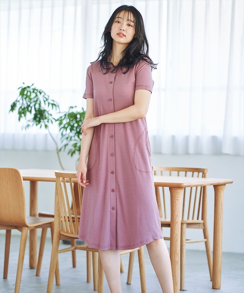 セール 授乳楽々半袖マタニティパジャマ ワンピースタイプ 入院準備 出産準備 産前 産後 ルームウエア 部屋着 ワンピース 授乳服 マタニティウエア 授乳ワンピース マタニティウェア グッズ Rosemadame ローズマダム のファッション通販 Zozotown