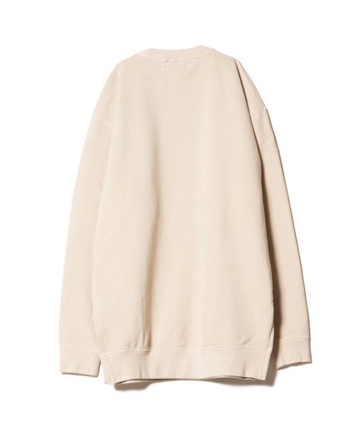 LAYMEE（レイミー）の「College sweat CS / カレッジスウェットカットソー（スウェット・レディース・ブルー/サンドベージュ/ブラック・FREE）」の7枚目の写真