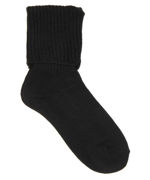 coen(コーエン)の「折り返しルーズソックス(ソックス/靴下・レディース・ホワイト/ブラック・フリー)」の1枚目の写真