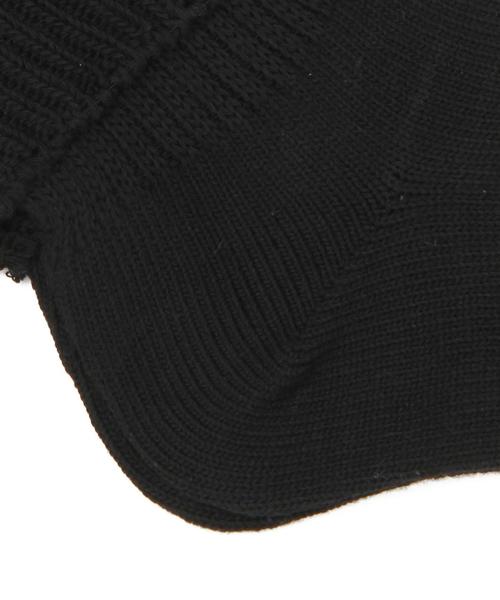 coen(コーエン)の「折り返しルーズソックス(ソックス/靴下・レディース・ホワイト/ブラック・フリー)」の5枚目の写真