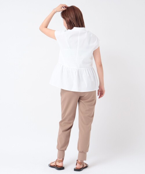 【新品タグ付き】ノーリーズ NOLLEY'S ペプラムシャツ サイズ38 新品タグ付き】ノーリーズ NOLLEY'S ペプラムシャツ サイズ38