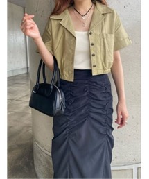 CROPPED SAFARI ブラウス
