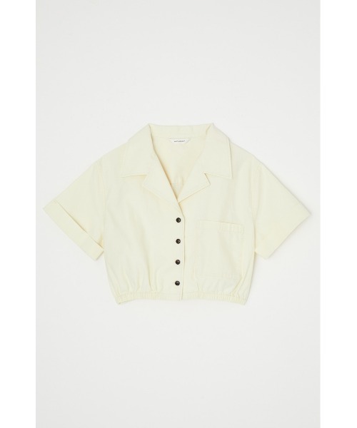 MOUSSY(マウジー)の「CROPPED SAFARI ブラウス(シャツ/ブラウス・レディース・ベージュ/アイボリー/ネイビー/ブラック・FREE)」の13枚目の写真