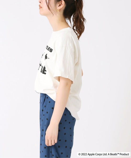 B.C STOCK(ベーセーストック)の「【GOOD ROCK SPEED/グッドロックスピード】BEATLES TEE(Tシャツ/カットソー・レディース・ホワイト/ブラック/ピンク/グリーン・FREE)」の10枚目の写真