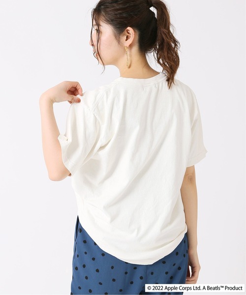 B.C STOCK(ベーセーストック)の「【GOOD ROCK SPEED/グッドロックスピード】BEATLES TEE(Tシャツ/カットソー・レディース・ホワイト/ブラック/ピンク/グリーン・FREE)」の11枚目の写真