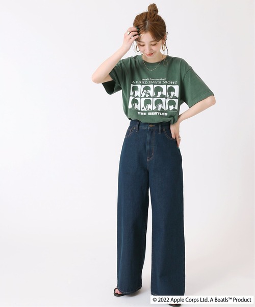 B.C STOCK(ベーセーストック)の「【GOOD ROCK SPEED/グッドロックスピード】BEATLES TEE(Tシャツ/カットソー・レディース・ホワイト/ブラック/ピンク/グリーン・FREE)」の15枚目の写真