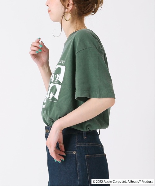 B.C STOCK(ベーセーストック)の「【GOOD ROCK SPEED/グッドロックスピード】BEATLES TEE(Tシャツ/カットソー・レディース・ホワイト/ブラック/ピンク/グリーン・FREE)」の16枚目の写真