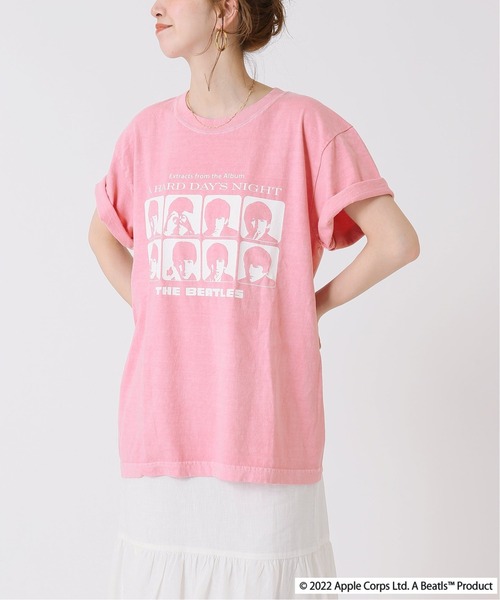 B.C STOCK(ベーセーストック)の「【GOOD ROCK SPEED/グッドロックスピード】BEATLES TEE(Tシャツ/カットソー・レディース・ホワイト/ブラック/ピンク/グリーン・FREE)」の19枚目の写真