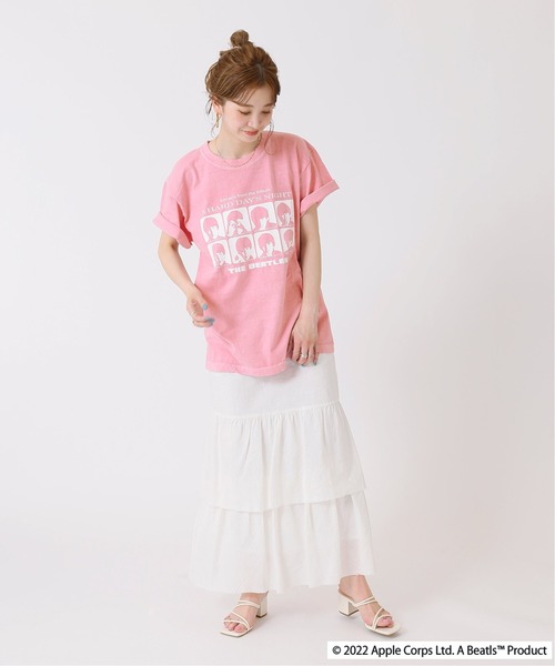 B.C STOCK(ベーセーストック)の「【GOOD ROCK SPEED/グッドロックスピード】BEATLES TEE(Tシャツ/カットソー・レディース・ホワイト/ブラック/ピンク/グリーン・FREE)」の20枚目の写真