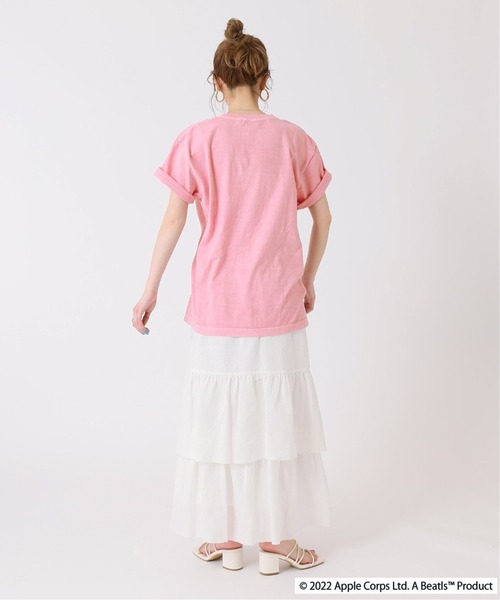 B.C STOCK(ベーセーストック)の「【GOOD ROCK SPEED/グッドロックスピード】BEATLES TEE(Tシャツ/カットソー・レディース・ホワイト/ブラック/ピンク/グリーン・FREE)」の22枚目の写真
