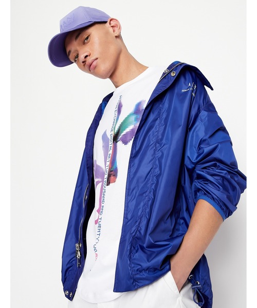 ARMANI EXCHANGE(アルマーニエクスチェンジ)の「【A|X アルマーニ エクスチェンジ】デジタルアート 半袖クルーネックTシャツ/REGULAR(Tシャツ/カットソー・メンズ・ホワイト/ネイビー・SMALL/MEDIUM/LARGE/X-LARGE/X-SMALL)」の5枚目の写真