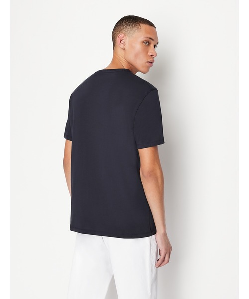 ARMANI EXCHANGE(アルマーニエクスチェンジ)の「【A|X アルマーニ エクスチェンジ】デジタルアート 半袖クルーネックTシャツ/REGULAR(Tシャツ/カットソー・メンズ・ホワイト/ネイビー・SMALL/MEDIUM/LARGE/X-LARGE/X-SMALL)」の9枚目の写真