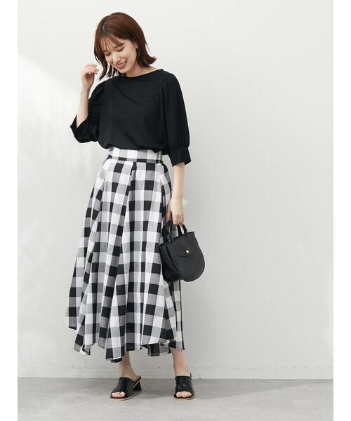 ELENCARE DUE(エレンカーレデュエ)の「・ELENCARE DUE チェックイレヘムスカート(スカート・レディース・A/B・FREE)」の14枚目の写真