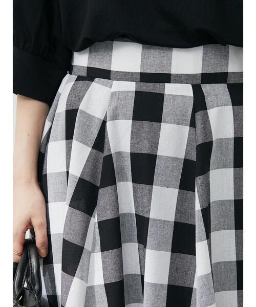 ELENCARE DUE(エレンカーレデュエ)の「・ELENCARE DUE チェックイレヘムスカート(スカート・レディース・A/B・FREE)」の3枚目の写真