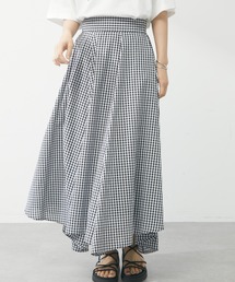 ・ELENCARE DUE チェックイレヘムスカート