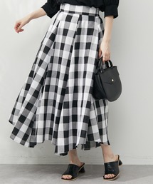 ELENCARE DUE | ・ELENCARE DUE チェックイレヘムスカート(スカート)