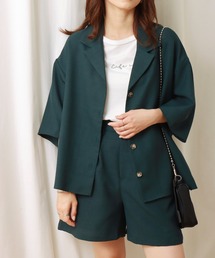 libelle more | ドライタッチ　シャツジャケットセットアップ(セットアップ)