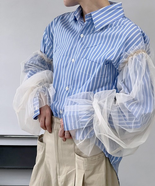 chuclla（チュクラ）の「ボリューム シアースリーブ cha22s015（アームカバー・レディース・ライトベージュ・FREE）」の20枚目の写真