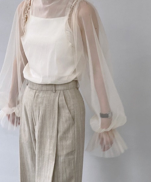 chuclla（チュクラ）の「ボリューム シアースリーブ cha22s015（アームカバー・レディース・ライトベージュ・FREE）」の19枚目の写真