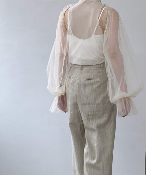 chuclla（チュクラ）の「ボリューム シアースリーブ cha22s015（アームカバー・レディース・ライトベージュ・FREE）」の22枚目の写真