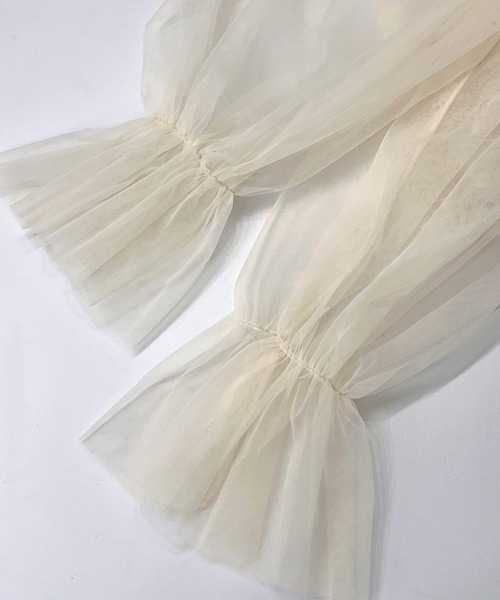 chuclla（チュクラ）の「ボリューム シアースリーブ cha22s015（アームカバー・レディース・ライトベージュ・FREE）」の16枚目の写真