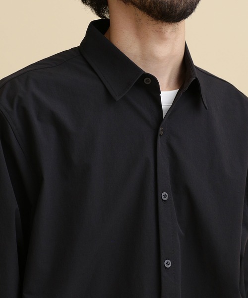 NANO universe（ナノユニバース）の「LB.04/イージーケアレギュラーカラーシャツ（シャツ/ブラウス・メンズ・ベージュ/ネイビー/ブラック・L/S/M/XL）」の6枚目の写真