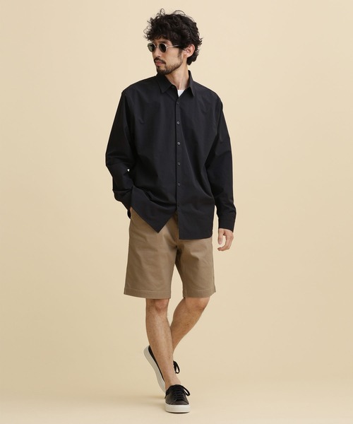 NANO universe（ナノユニバース）の「LB.04/イージーケアレギュラーカラーシャツ（シャツ/ブラウス・メンズ・ベージュ/ネイビー/ブラック・L/S/M/XL）」の15枚目の写真