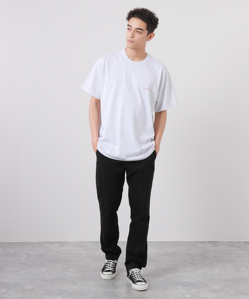 BAMBOO SHOOTS(バンブーシュート)の「【BAMBOO SHOOTS/バンブーシュート】CAMPING CA / キャンピング 蚊(Tシャツ/カットソー・メンズ・ライトグレー/キャメル・MEDIUM/LARGE/X-LARGE)」の3枚目の写真