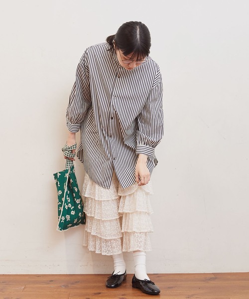 fig Ｌondon（フィグロンドン）の「Amelie bag（ショルダーバッグ・レディース・グリーン/アイボリー・FREE）」の15枚目の写真