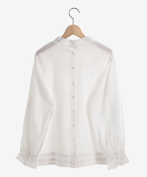 le.coeur blanc(ルクールブラン)の「リバーレーススタンドネックブラウス(シャツ/ブラウス・レディース・オフホワイト・38)」の17枚目の写真