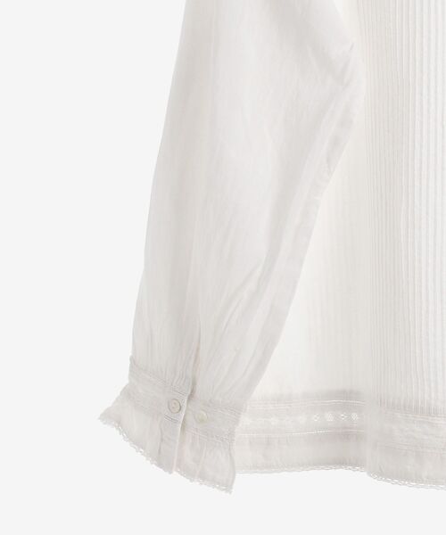 le.coeur blanc(ルクールブラン)の「リバーレーススタンドネックブラウス(シャツ/ブラウス・レディース・オフホワイト・38)」の19枚目の写真
